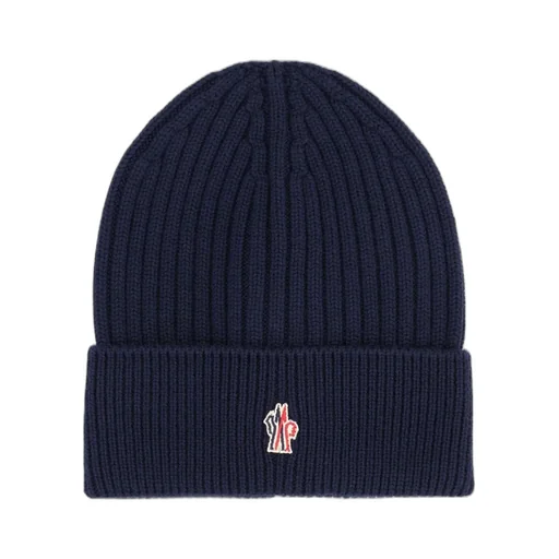 Moncler Grenoble Ribbed Wool Hat