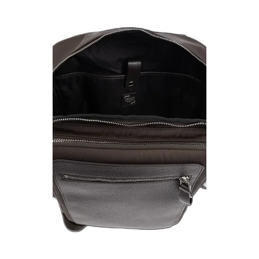 Giorgio Armani Logo Printed Zipped Backpack