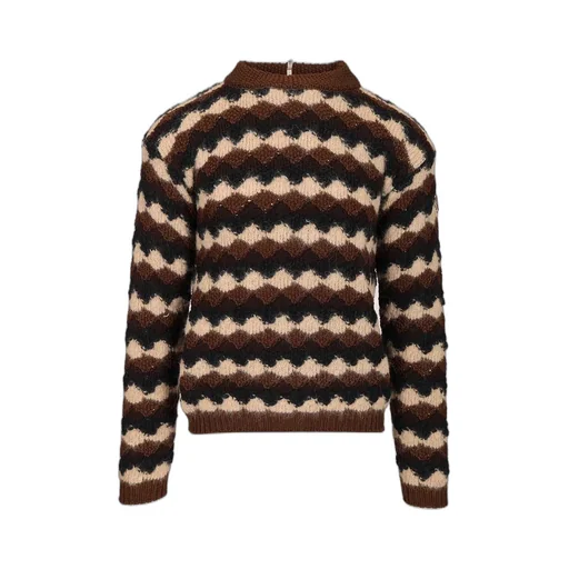 Moncler Grenoble Geometric Jacquard Crewneck Jumper