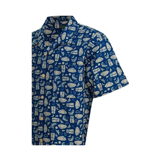 Montbell Graphic Camp Collar Shirt