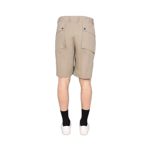 Monobi Zip-Pocket Bermuda Shorts