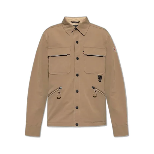 Moncler Grenoble Logo Patch Shirt Jacket