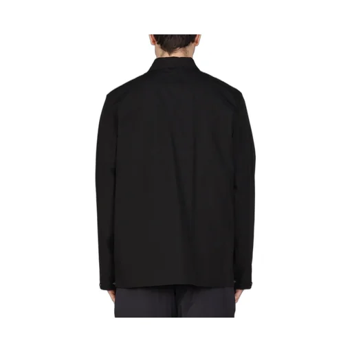 Monobi Shirt-Collar Buttoned Jacket