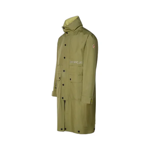 Moncler Grenoble High Neck Long Parka