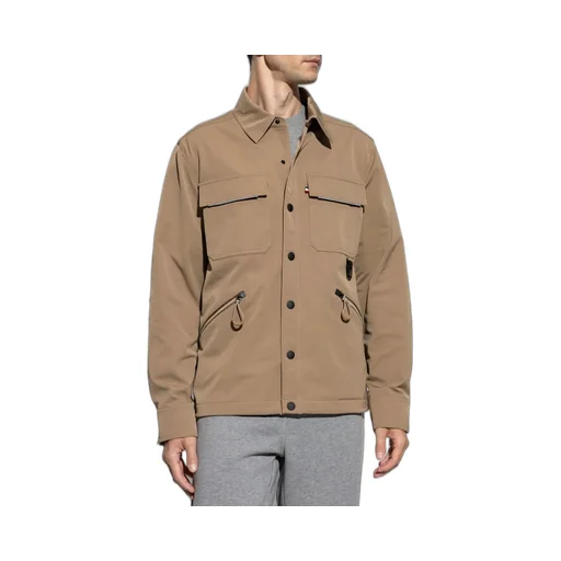 Moncler Grenoble Logo Patch Shirt Jacket