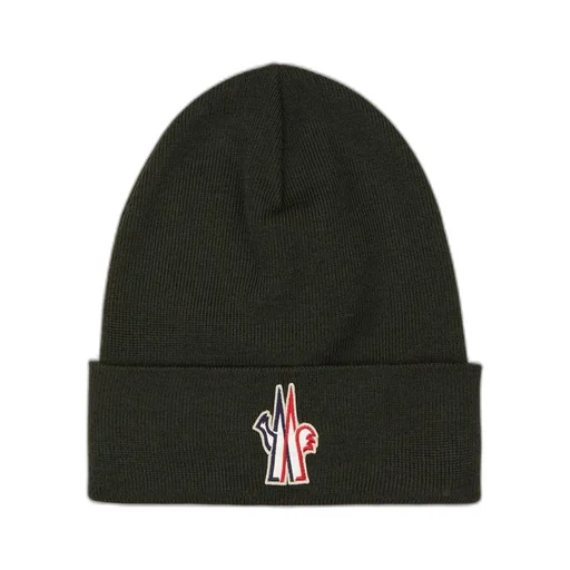 Moncler Grenoble Logo Patch Beanie