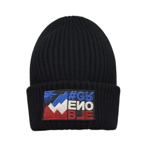 Moncler Grenoble Logo Patch Beanie