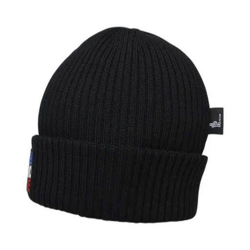 Moncler Grenoble Logo Patch Beanie
