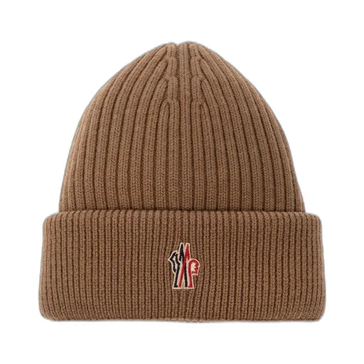 Moncler Grenoble Logo Embroidered Beanie