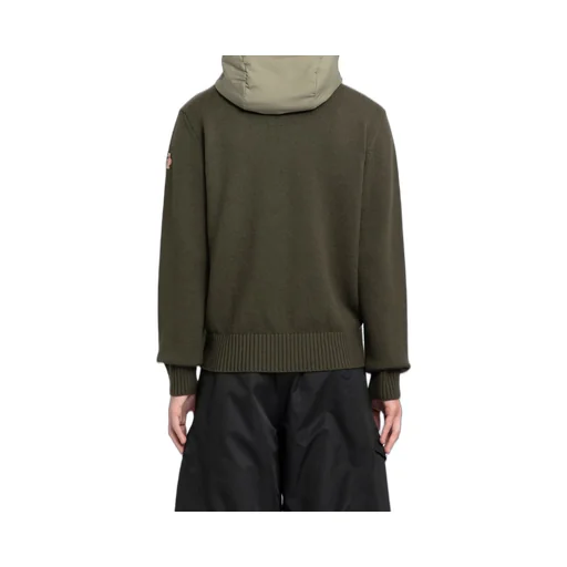 Moncler Grenoble Zipped Knit Padded Cardigan