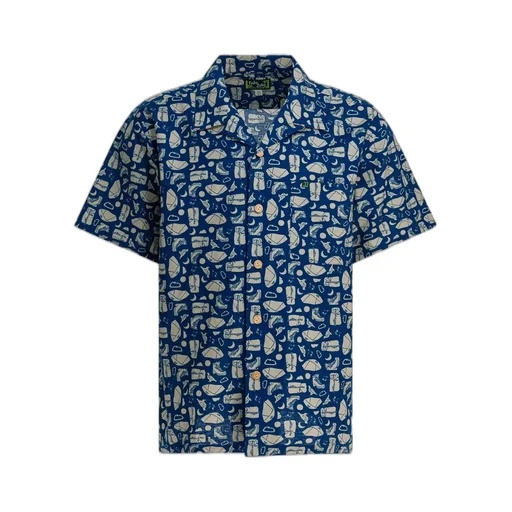 Montbell Graphic Camp Collar Shirt