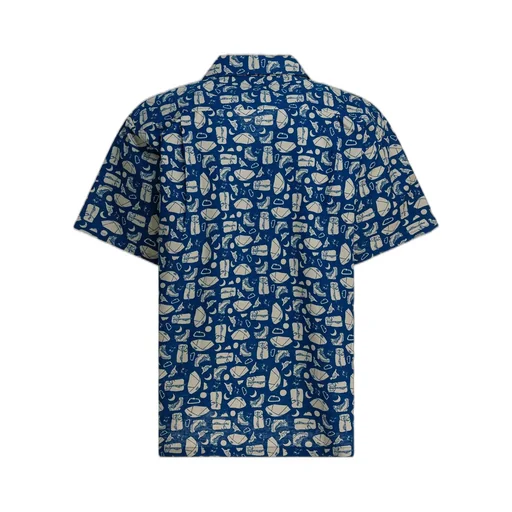 Montbell Graphic Camp Collar Shirt