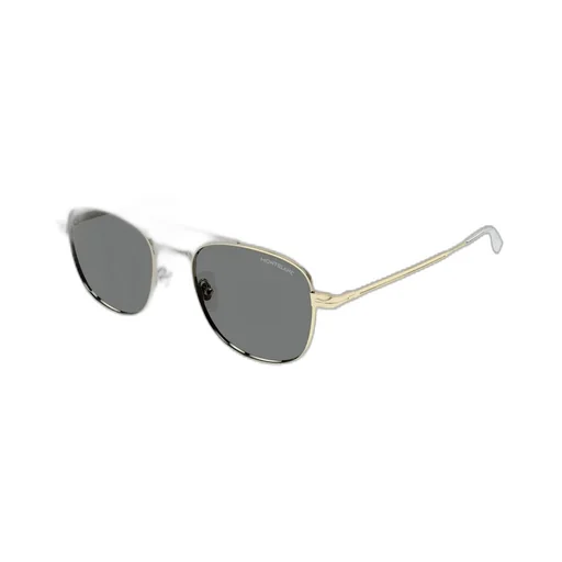 Montblanc Eyewear Double Bridge Pilot Frame Sunglasses