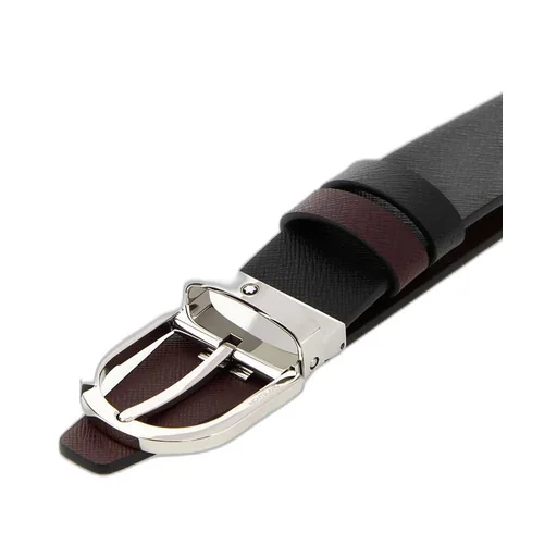 Montblanc Logo Engraved Buckled Belt