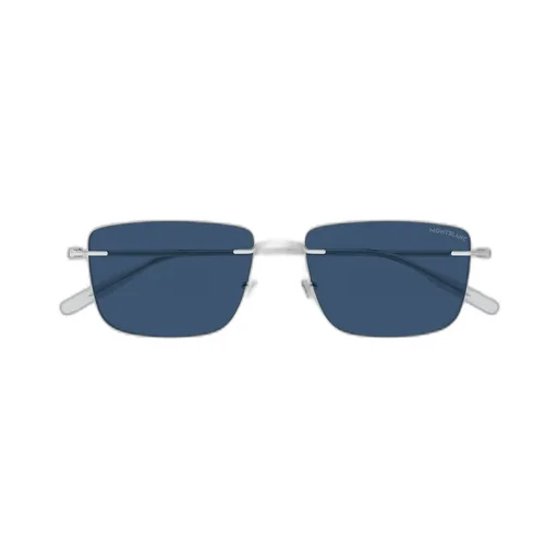 Montblanc Eyewear Rectangle Rimless Sunglasses