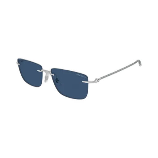 Montblanc Eyewear Rectangle Rimless Sunglasses
