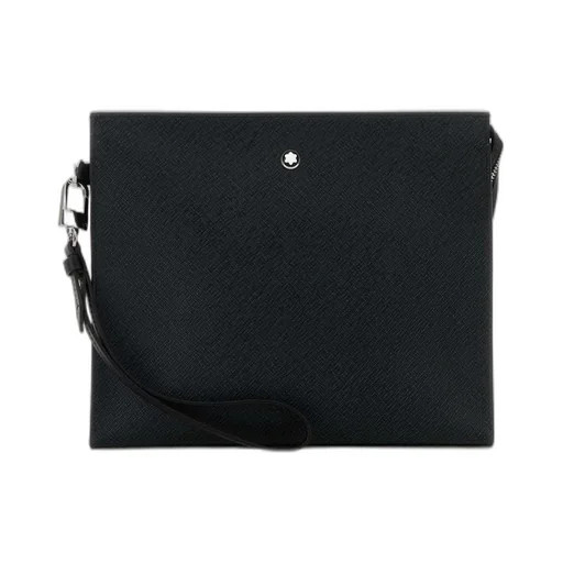 Montblanc Logo Plaque Zipped Clutch Bag