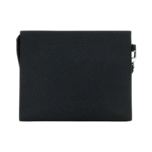 Montblanc Logo Plaque Zipped Clutch Bag