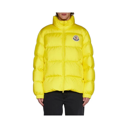 Moncler Logo Patch Zip-Up Puffer Jacket