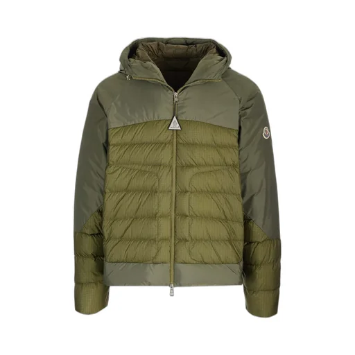 Moncler Panelled Zip-Up Puffer Jacket