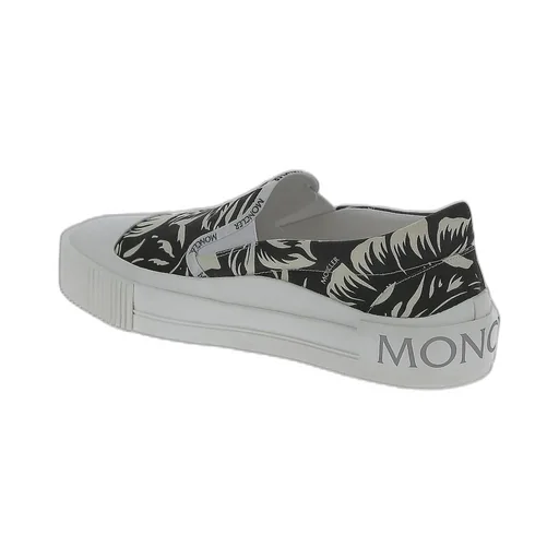 Moncler Floral Printed Slip-On Sneakers