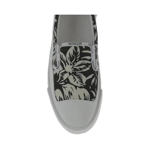 Moncler Floral Printed Slip-On Sneakers