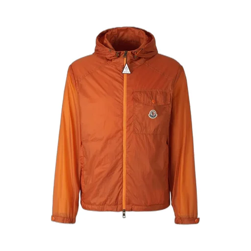 Moncler Logo Patch Zip-Up Jacket