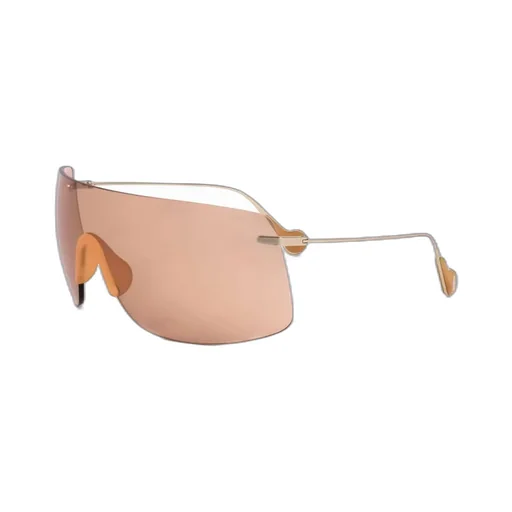 Moncler Eyewear Electra Shield Frame Rimless Sunglasses