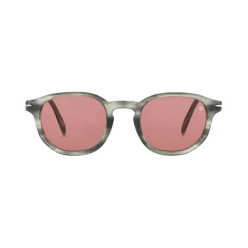 Eyewear By David Beckham Oval Frame Full Rim Sunglasses