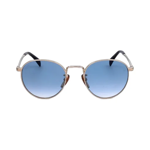 Eyewear By David Beckham Oval Frame Full Rim Sunglasses