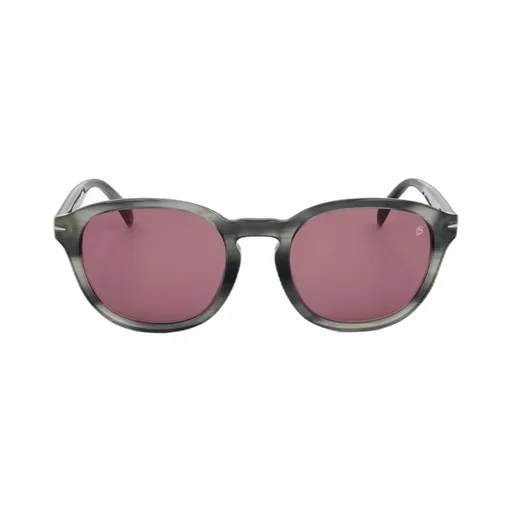 Eyewear By David Beckham Oval Frame Full Rim Sunglasses