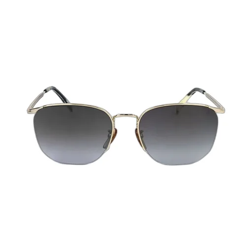 Eyewear By David Beckham Square Frame Semi Rimless Sunglasses