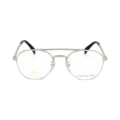 Eyewear By David Beckham Pilot Frame Semi Rimless Optical Glasses