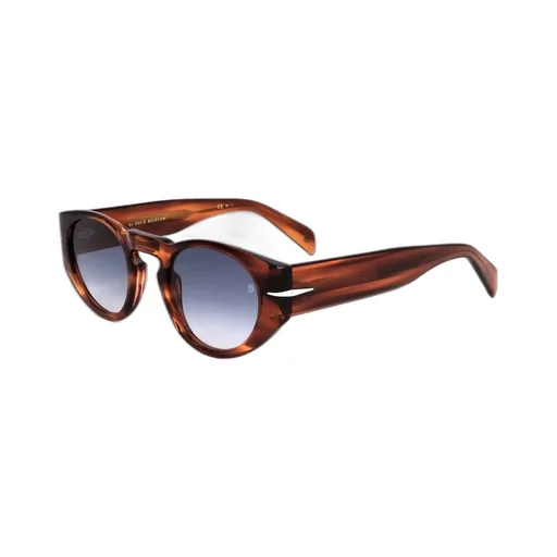 Eyewear By David Beckham Oval Frame Full Rim Sunglasses