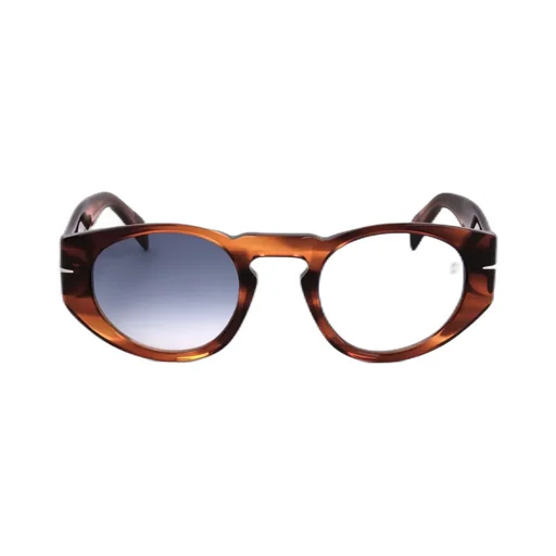 Eyewear By David Beckham Oval Frame Full Rim Sunglasses