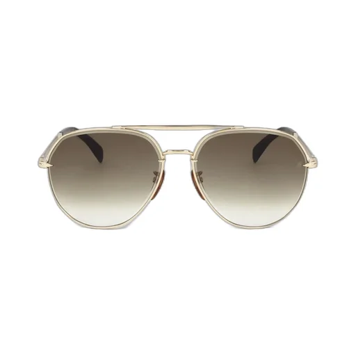Eyewear By David Beckham Pilot Frame Full Rim Sunglasses