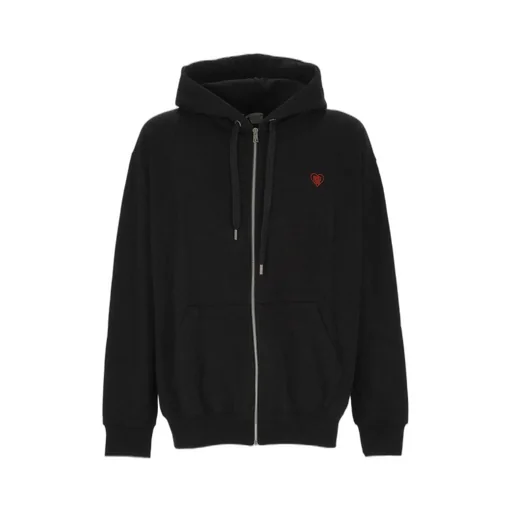 Family First Heart Zip-Up Hoodie