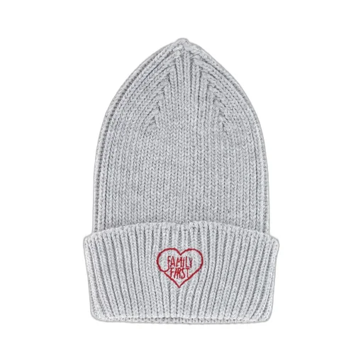 Family First Ribbed Logo Beanie Hat