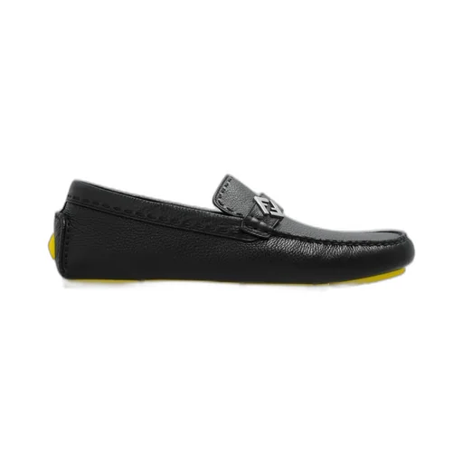 Fendi Ff Plaque Driving Loafers