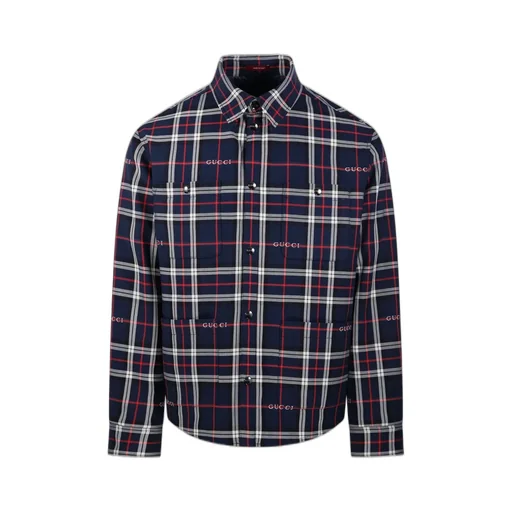 Gucci Tartan Jacquard Padded Shirt