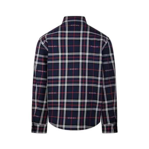 Gucci Tartan Jacquard Padded Shirt
