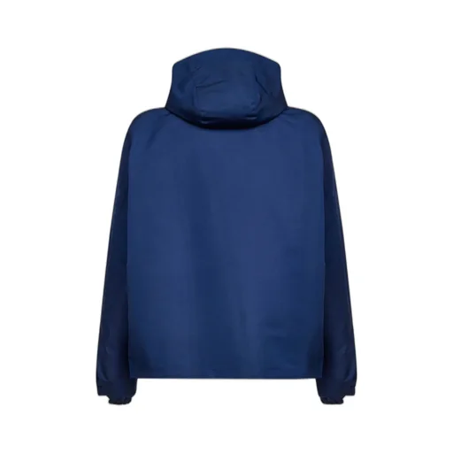 Givenchy	Logo Embroidered Zip-Up Windbreaker