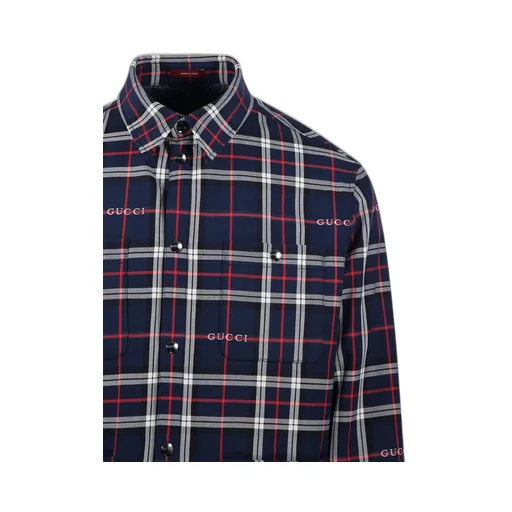 Gucci Tartan Jacquard Padded Shirt