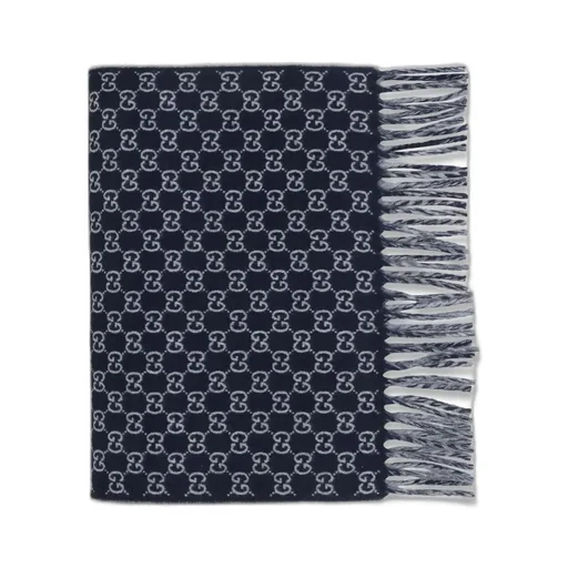 Gucci Gg Fringed Scarf