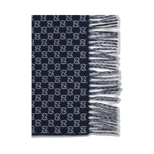Gucci Gg Fringed Scarf