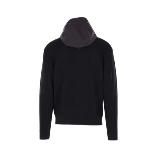 Herno Laminar Zip-Up Knitted Hoodie