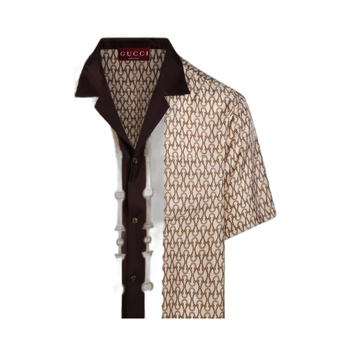 Gucci Pattern-Printed Short-Sleeved Shirt