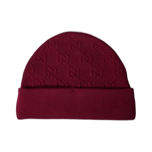 Gucci Gg Jacquard Knitted Beanie