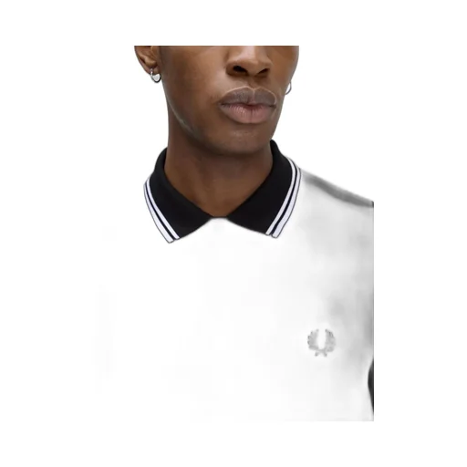 Fred Perry Double Tipped Long Sleeve Polo Shirt