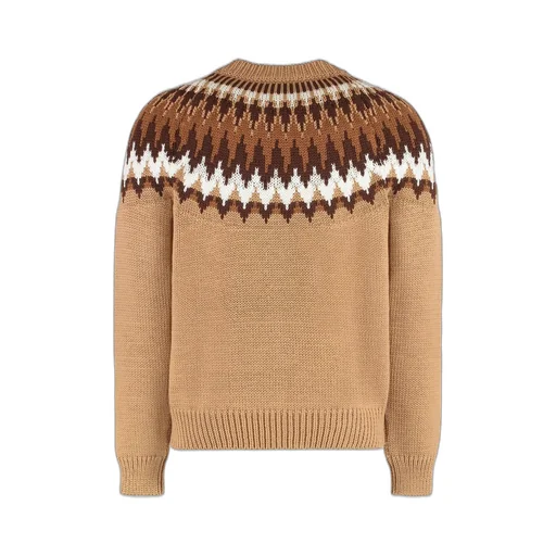 Gucci Pattern Intarsia Knit Sweater